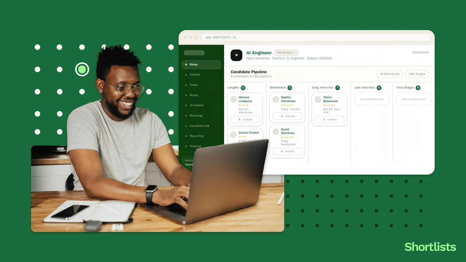 The five CRM features that matter for a 3-to-10 person UK recruitment agency, and the enterprise features it can skip.